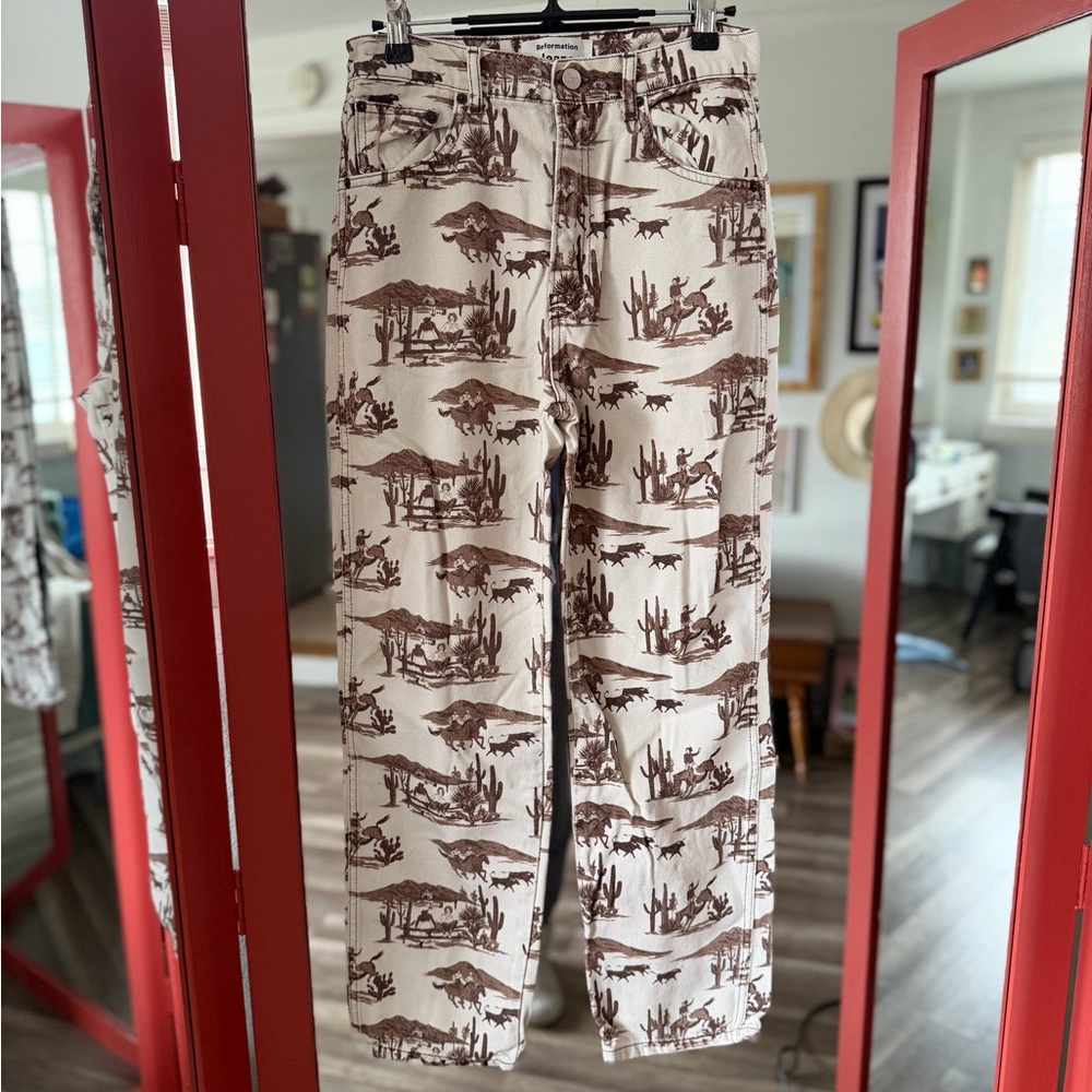 Reformation Western Denim